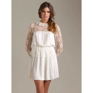 Free People Lace Young Victorian Pleated Dress 2